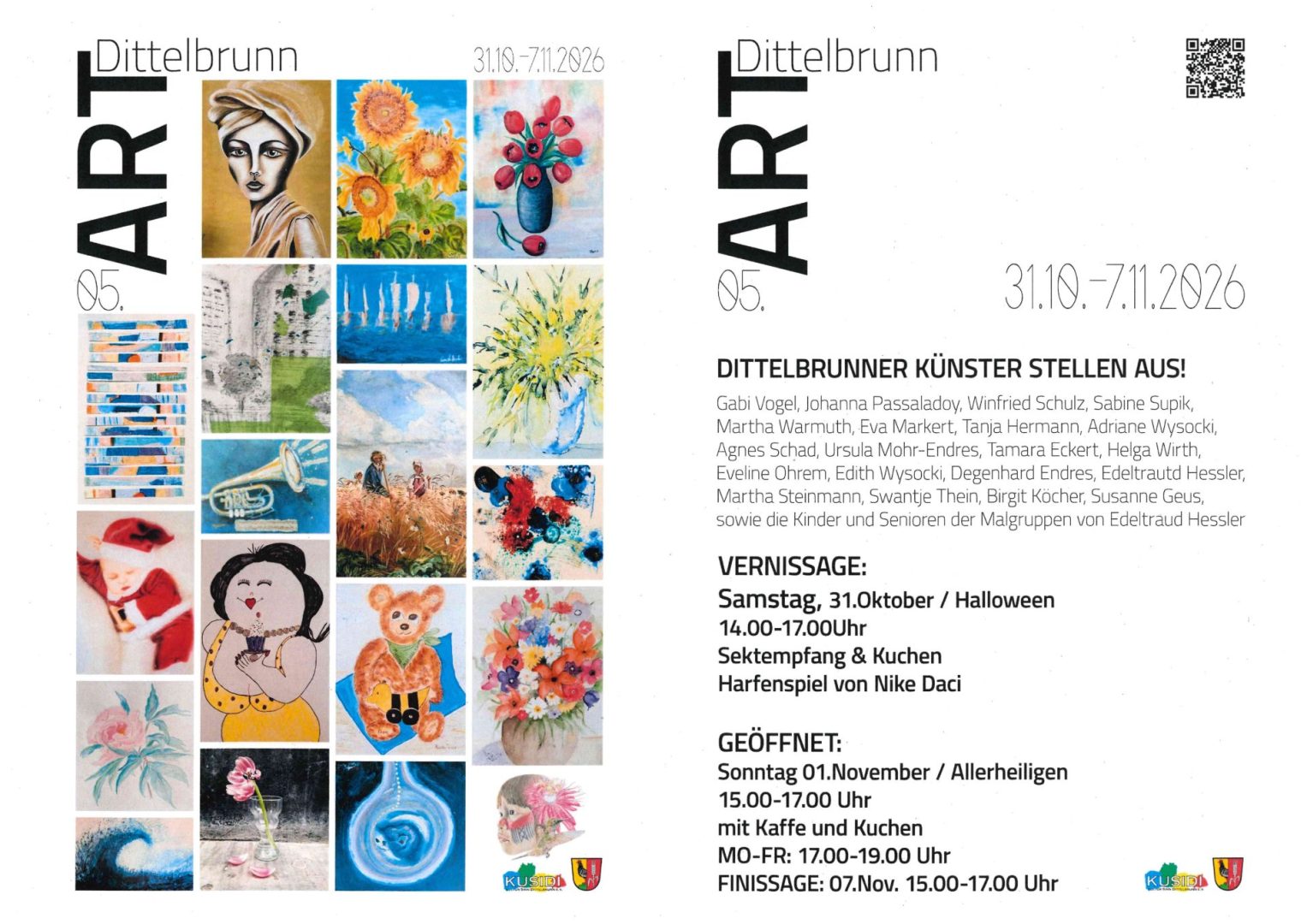 Künstler 5. Ausstellung 31.10.2026 QUERFORMAT
